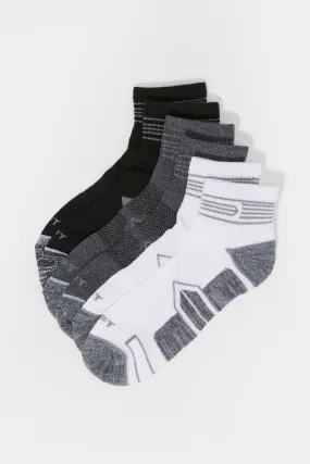 Premium Athletic U5 Fit Ankle Socks - Value Pack of 6 for Ultimate Comfort and Performance