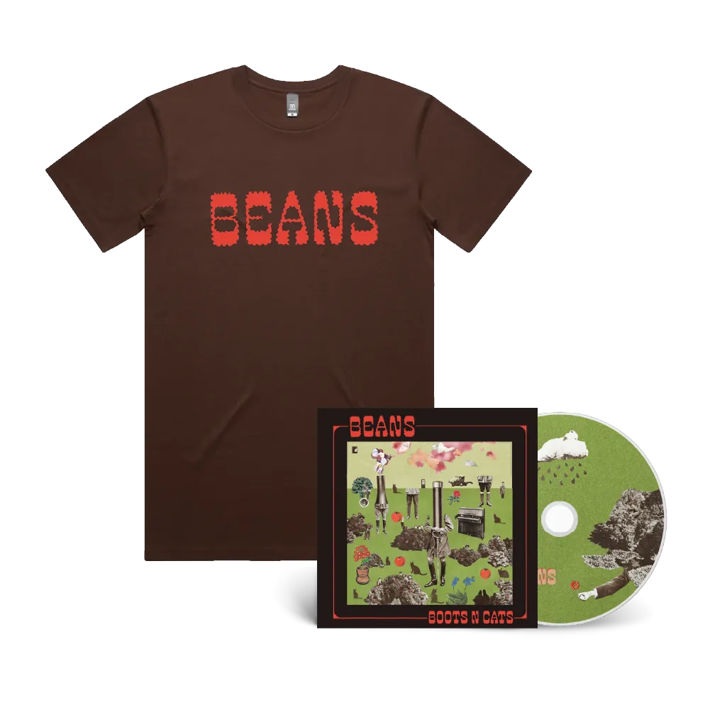 Beans / Boots N Cats CD & T-Shirt Bundle