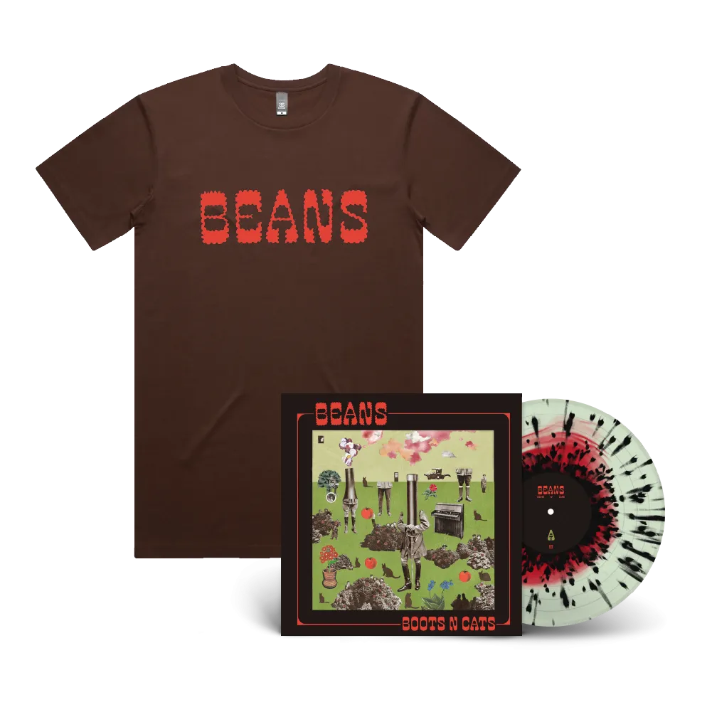 Beans / Boots N Cats LP Sound Merch Exclusive Signed Splatter Vinyl & T-Shirt Bundle