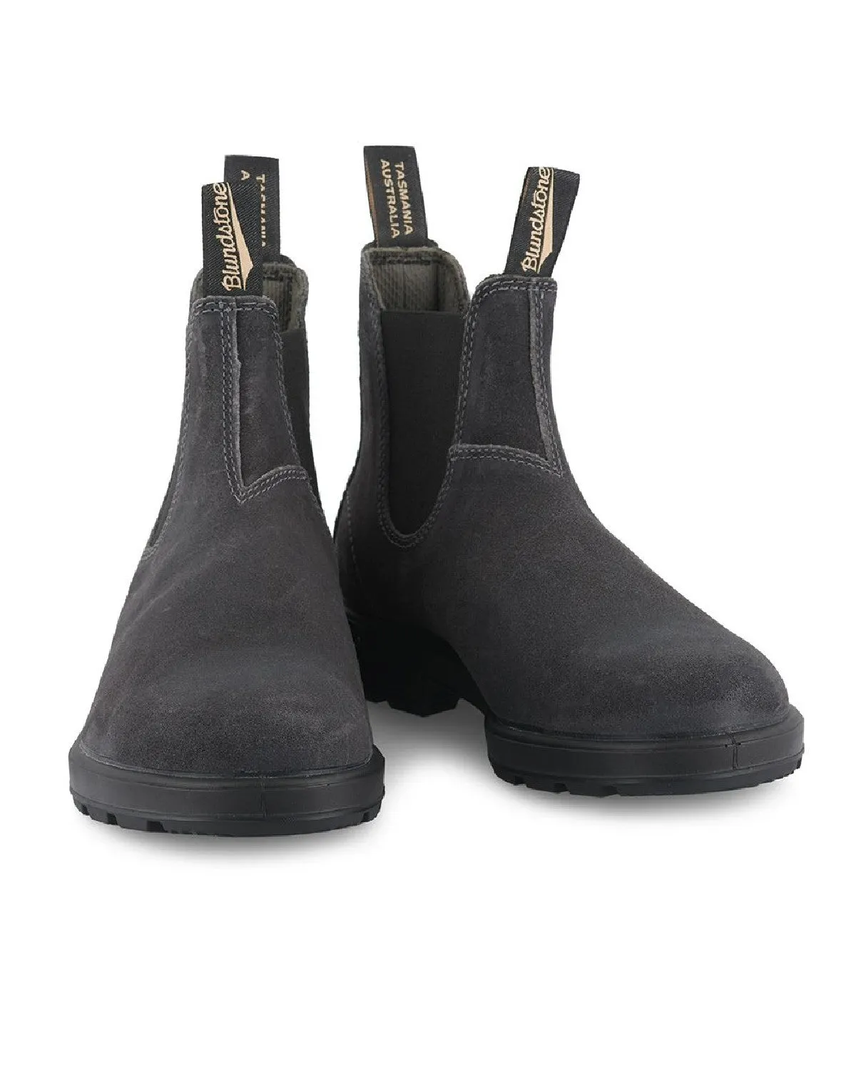 Blundstone 1910 Steel Grey Suede Leather Chelsea Boots all