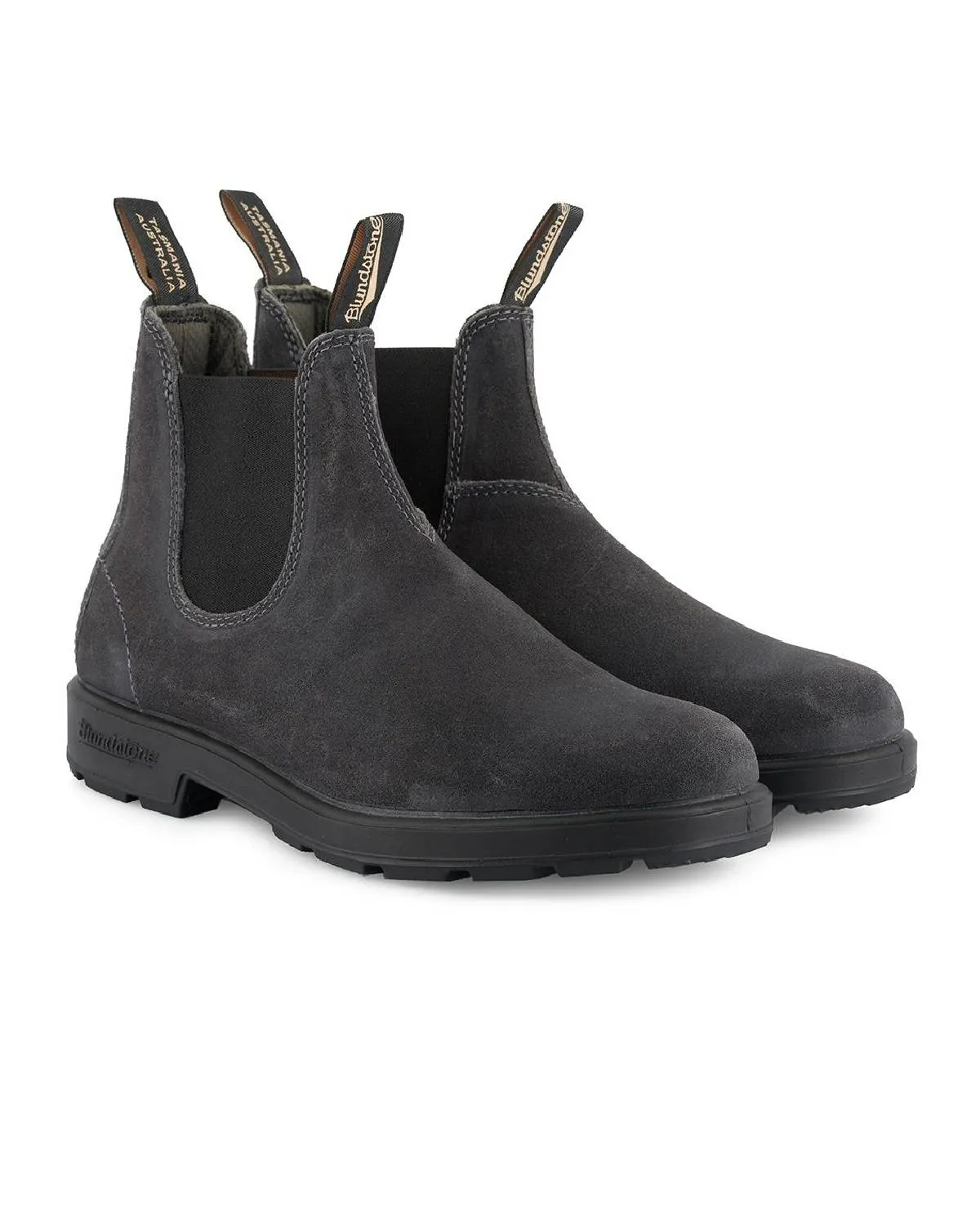 Blundstone 1910 Steel Grey Suede Leather Chelsea Boots all