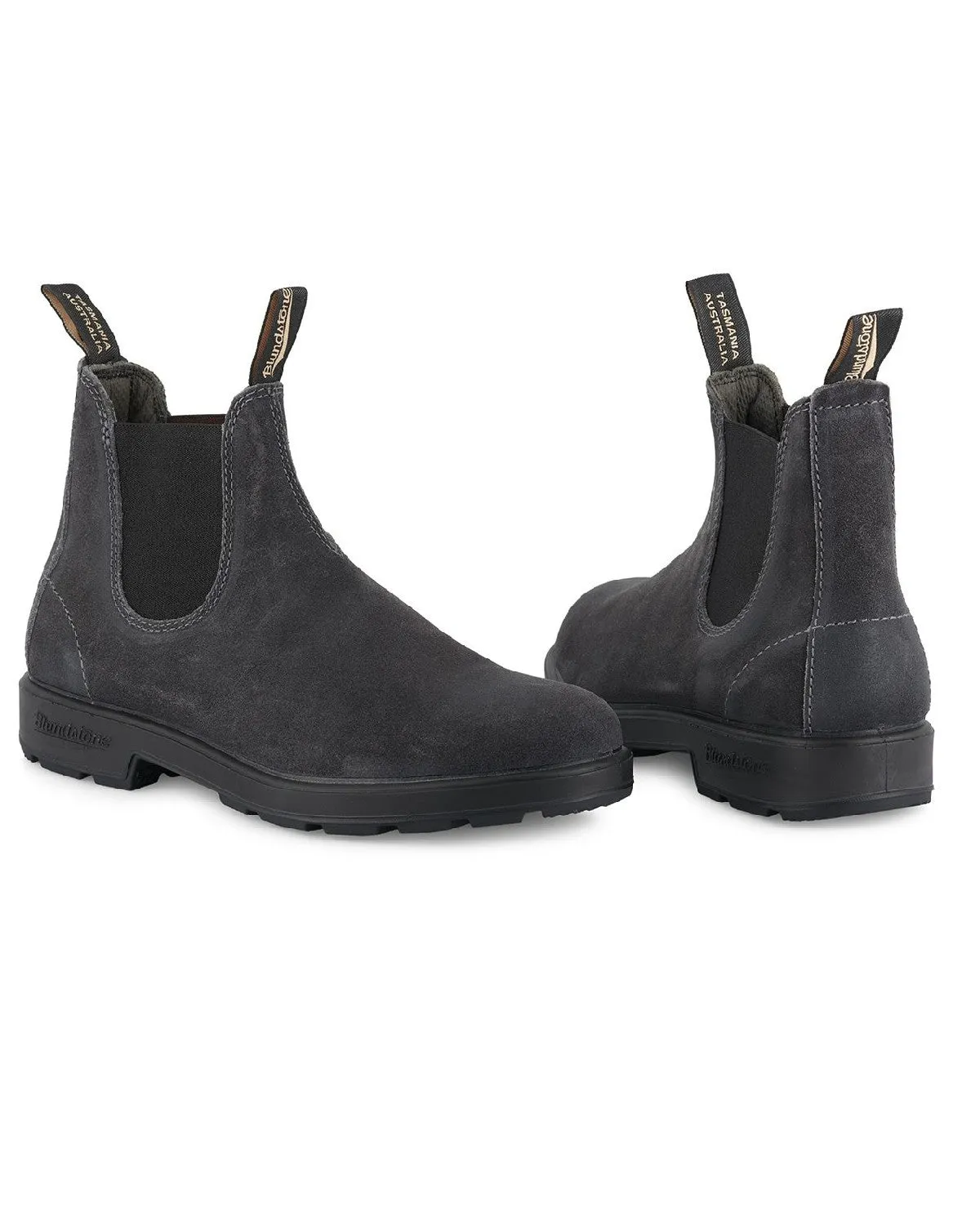 Blundstone 1910 Steel Grey Suede Leather Chelsea Boots all