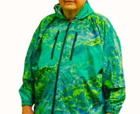 Brella 2015 Blue Green Unisex Rain Jacket