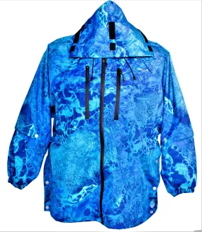 Brella 2015 Blue Unisex Rain Jacket for Youth   Petite