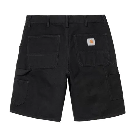 Carhartt WIP Single Knee Short - Black Rinsed