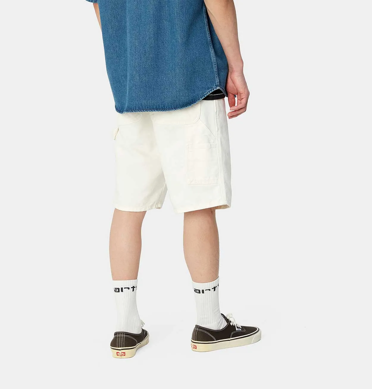 Carhartt WIP Single Knee Short in Wax Rinsed