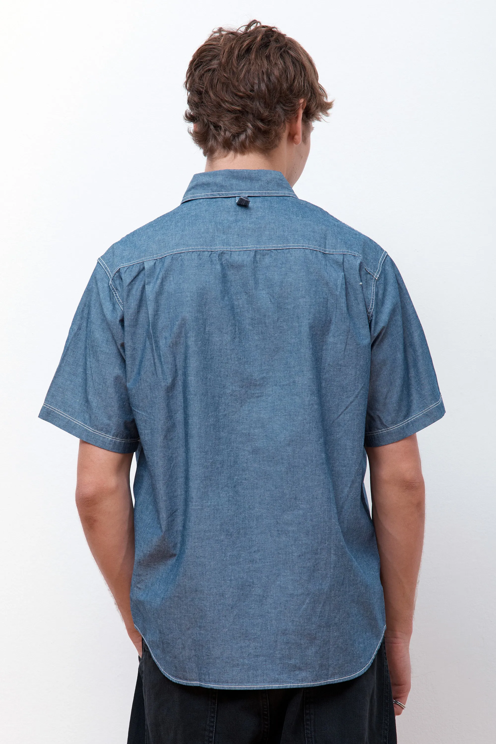 Chambray Work Half Shirt