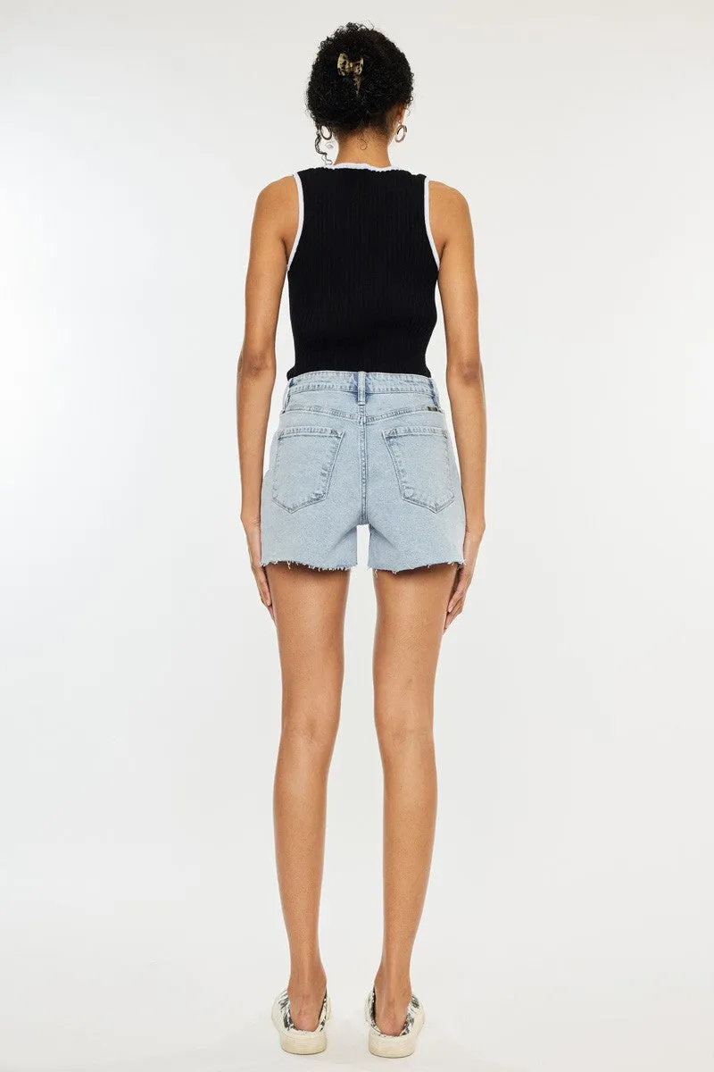 High Rise Crossover Shorts