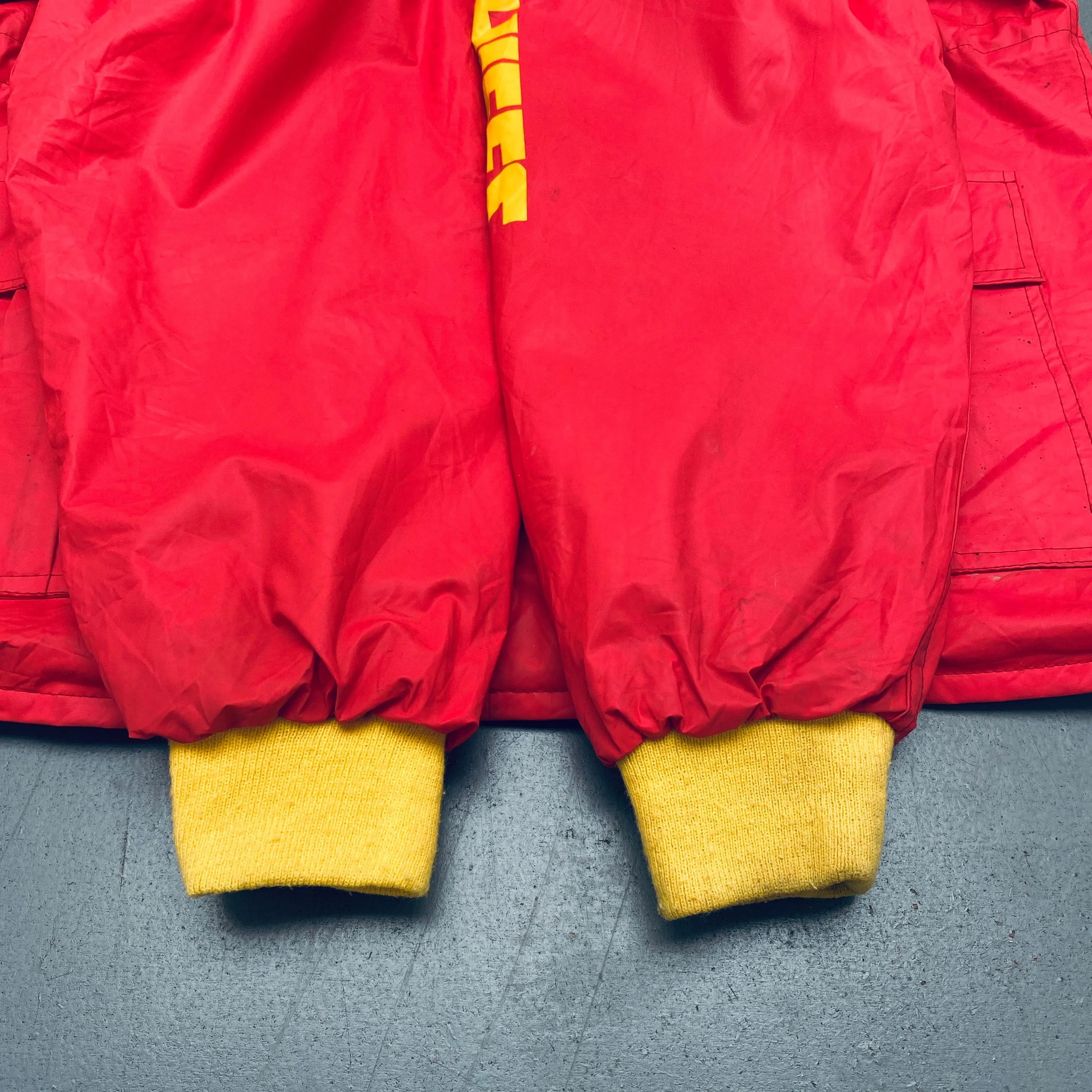 Kansas City Chiefs: 1990's Fullzip Waterproof Rain Mac (L)