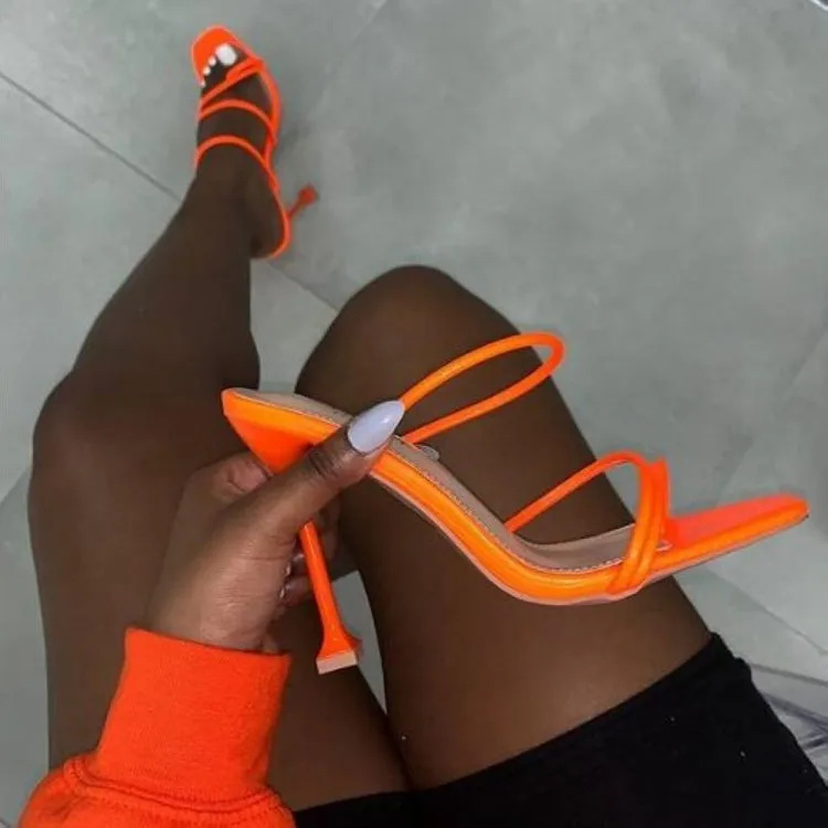 Ladies stiletto high heels