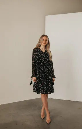 Ricki Floral Knee Length Dress (XS-XXL)